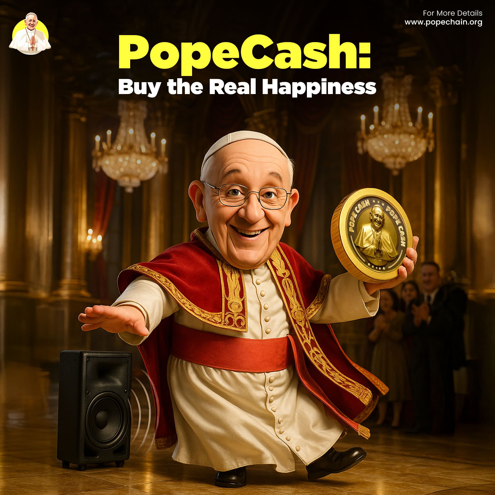 🚀 PopeChain 3rd Round Token Sale is LIVE – Join the Revolution in DeFi!