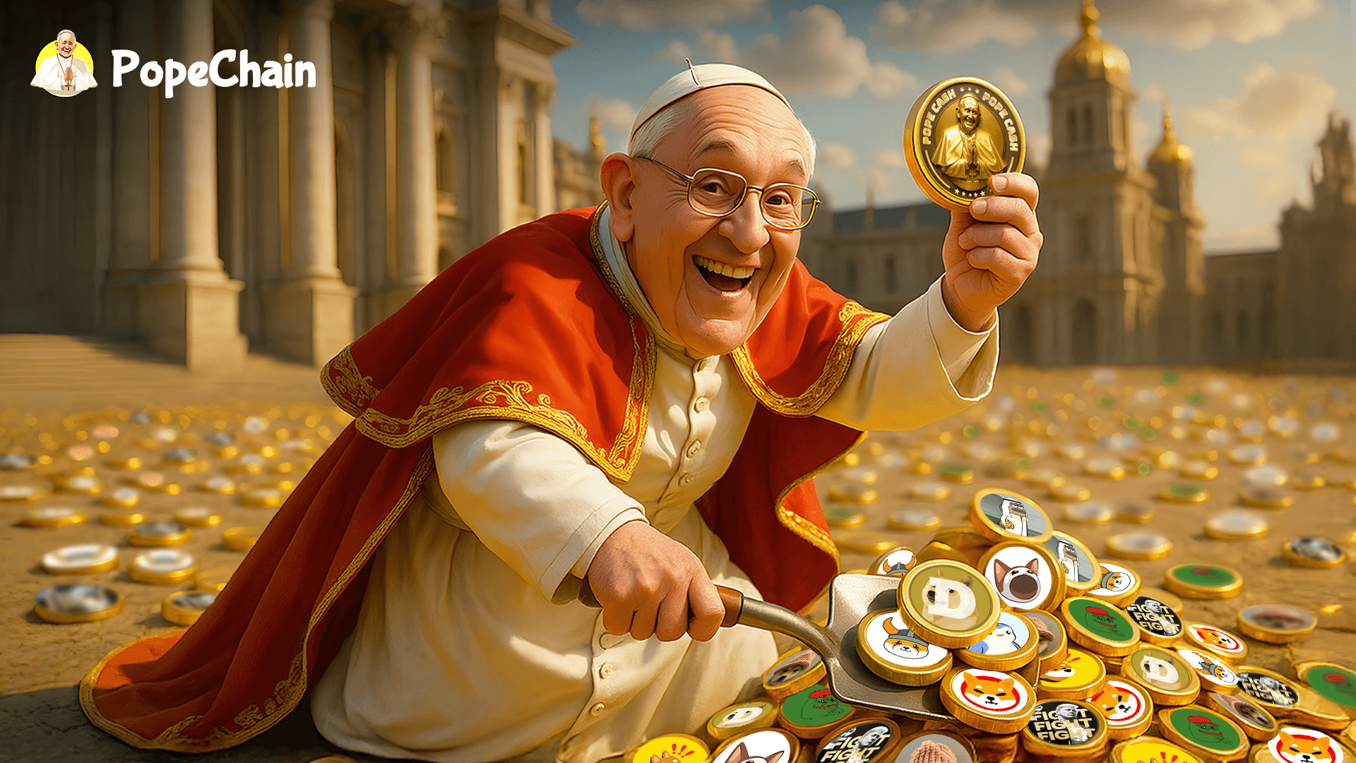 Pope Chain Launches Community-Driven Program to Select and Support Top 30+ Meme Coins